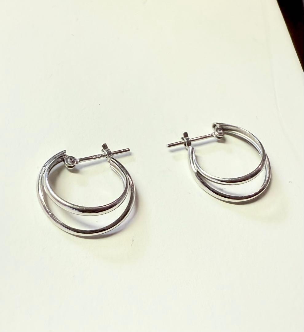 ■現行品■【Jewel closet by L&Co.】K10２連風フープピアス