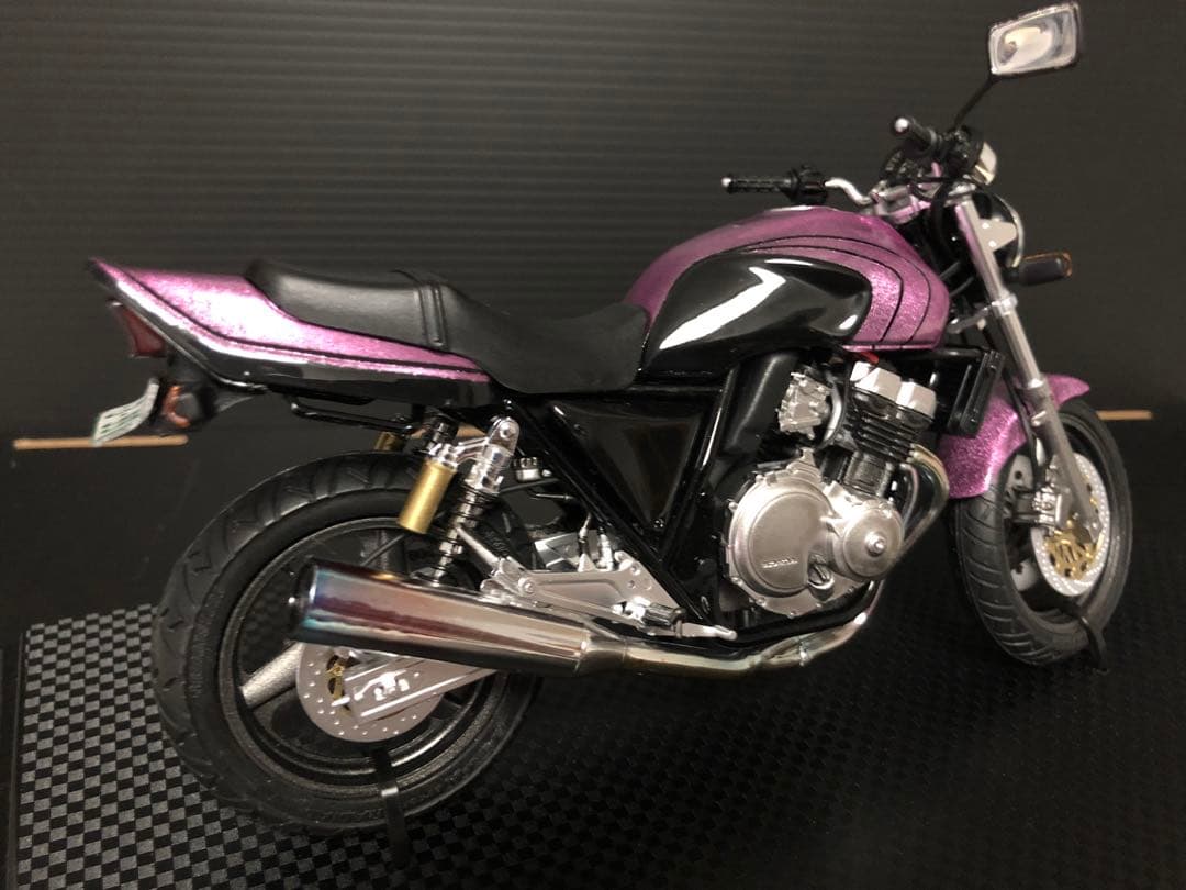 ポ*ー様 アオシマ1/12 HONDA CB400 スーパーフォア　プラモデル完
