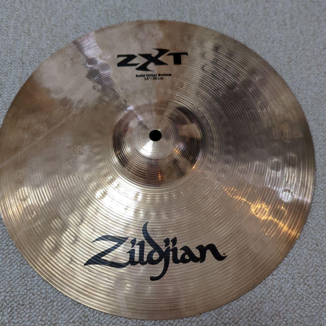 ジルジャンZXT　ソリッドハイハット　トップボトムペア