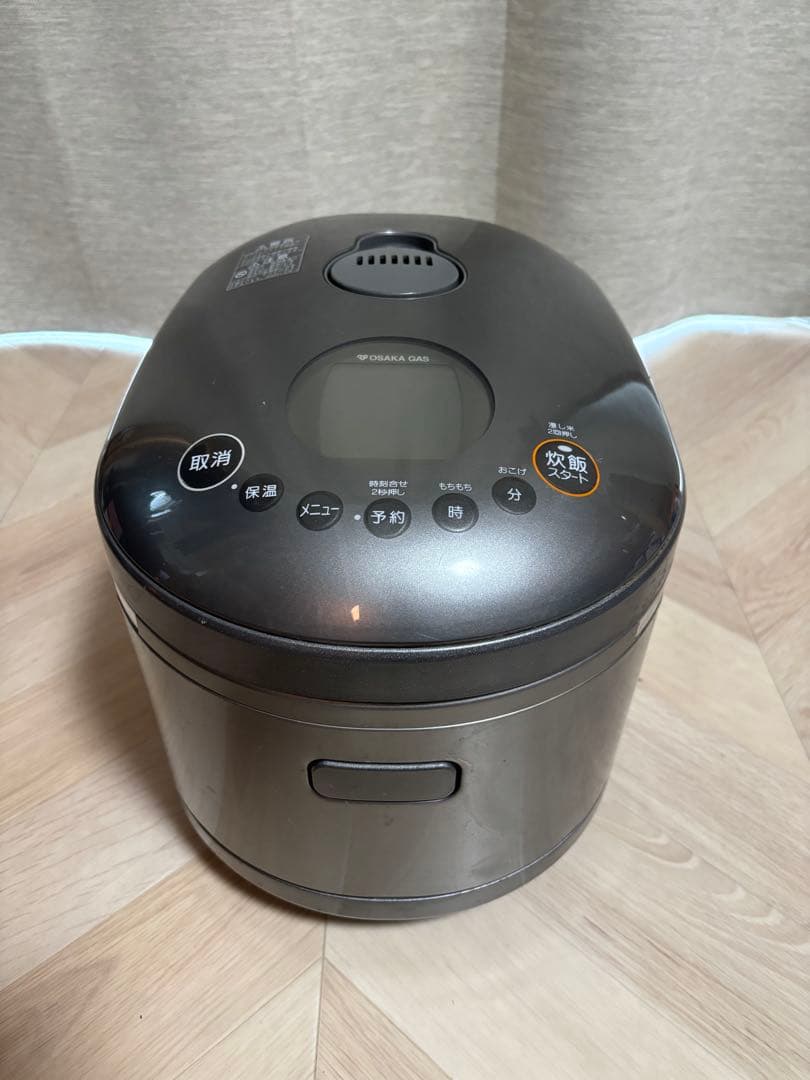 リンナイ 直火匠　炊飯器 都市ガスホース付き