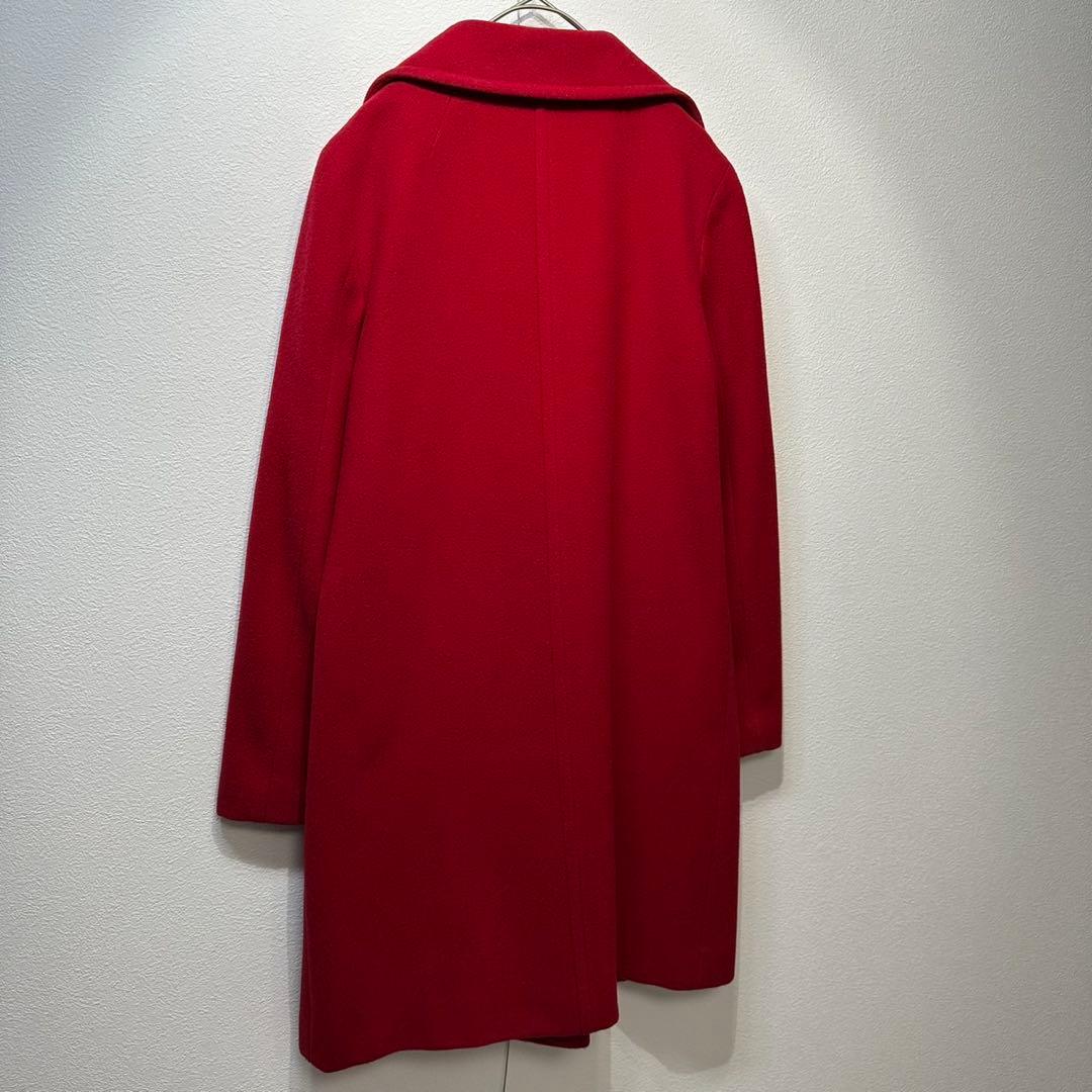 希少 バーバリー ブルーレーベル 上質 ウール デザイン チェスターコート 38