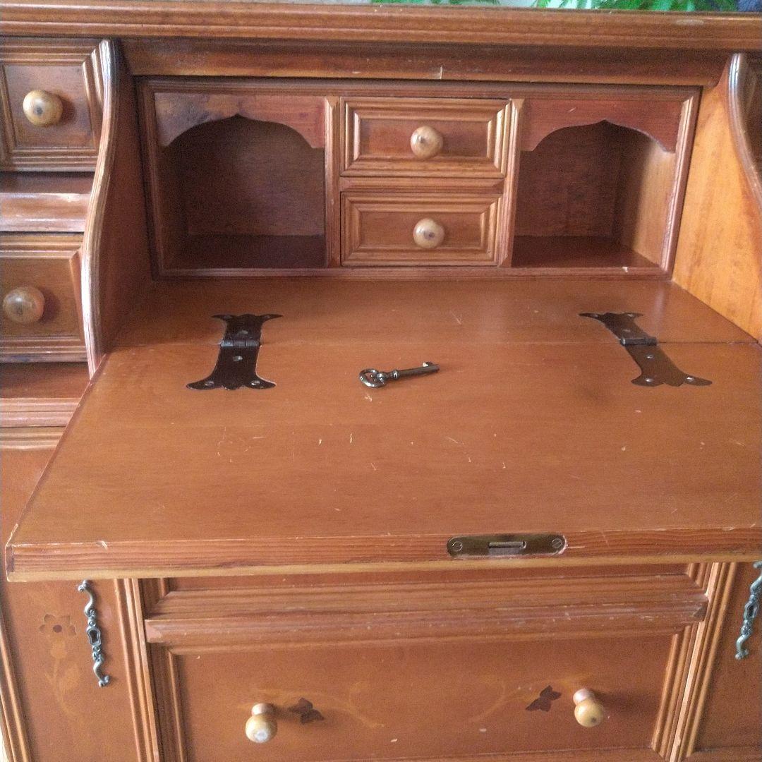 ライティング ビューロー 、木製デスク