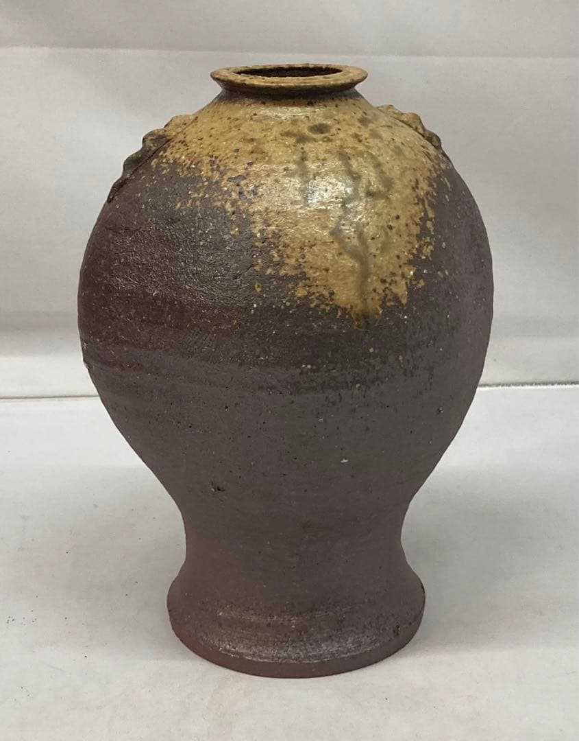 B163b  高橋楽斎作　花入・徳利・玉露茶器　3点セット　共箱　極箱