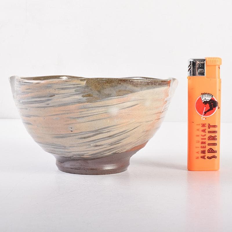 和食器　丹波焼　森本陶谷造　輪花向付　五客　共箱　V　R7729B