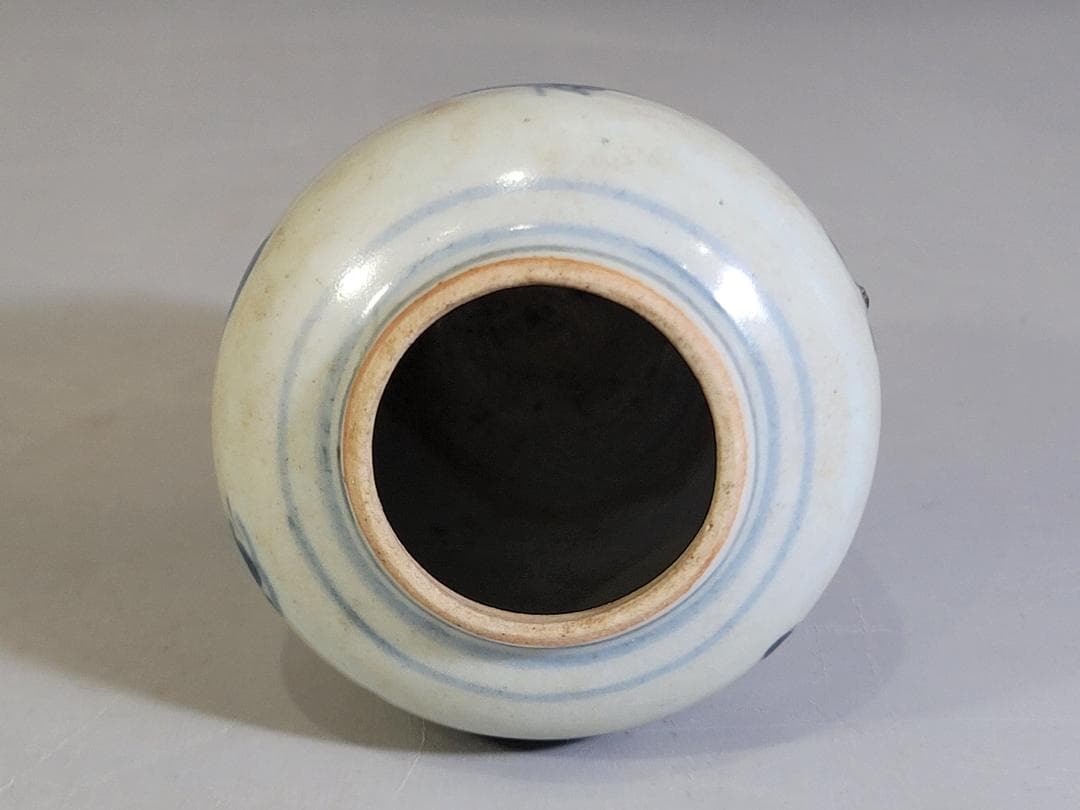 古美術 中国 古染付 茶入 茶道具伝来