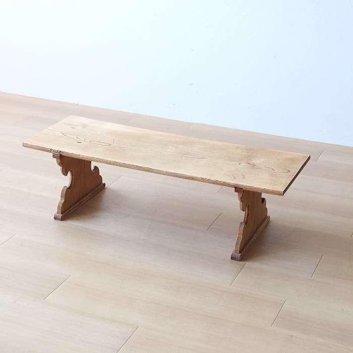 アンティーク ケヤキ 書机 無垢材 文机 ローテーブル 古家具