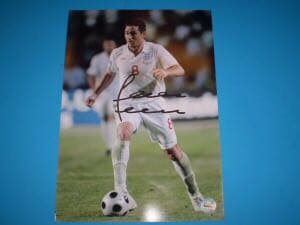 フランク・ランパード　イングランド代表　証明書付き　直筆サイン入り８Ｘ１０フォト