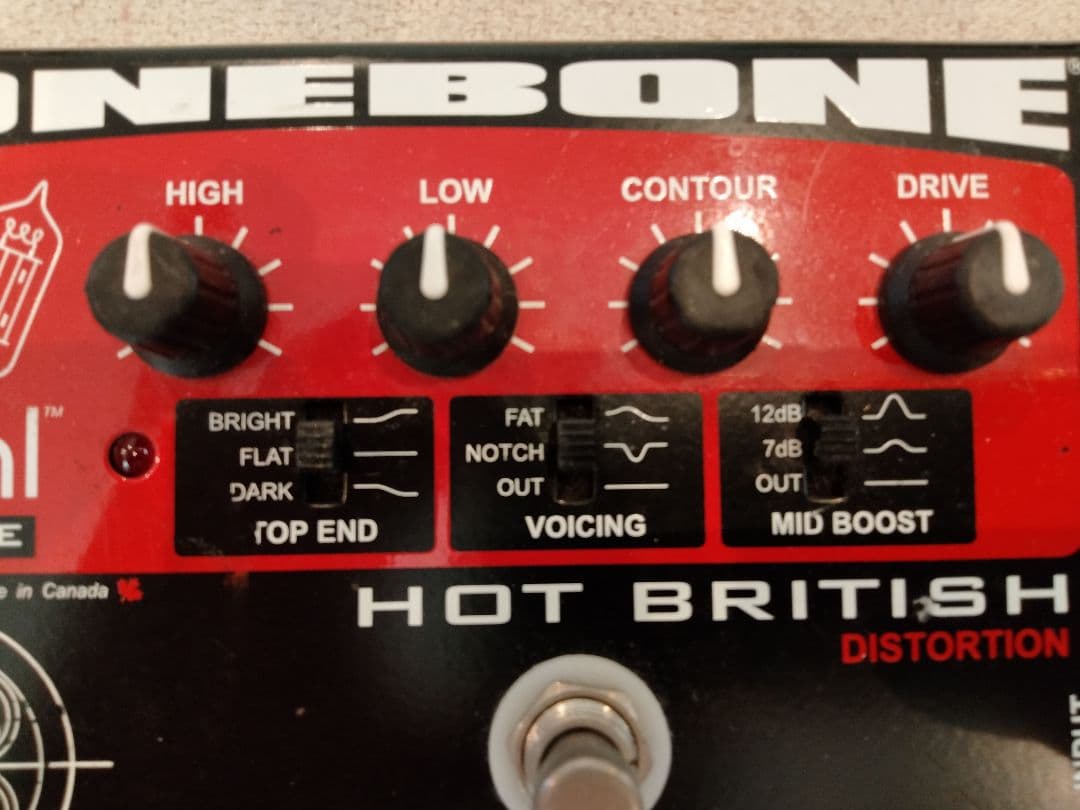 Radial TONEBONE HOT BRITISH ギター　エフェクター