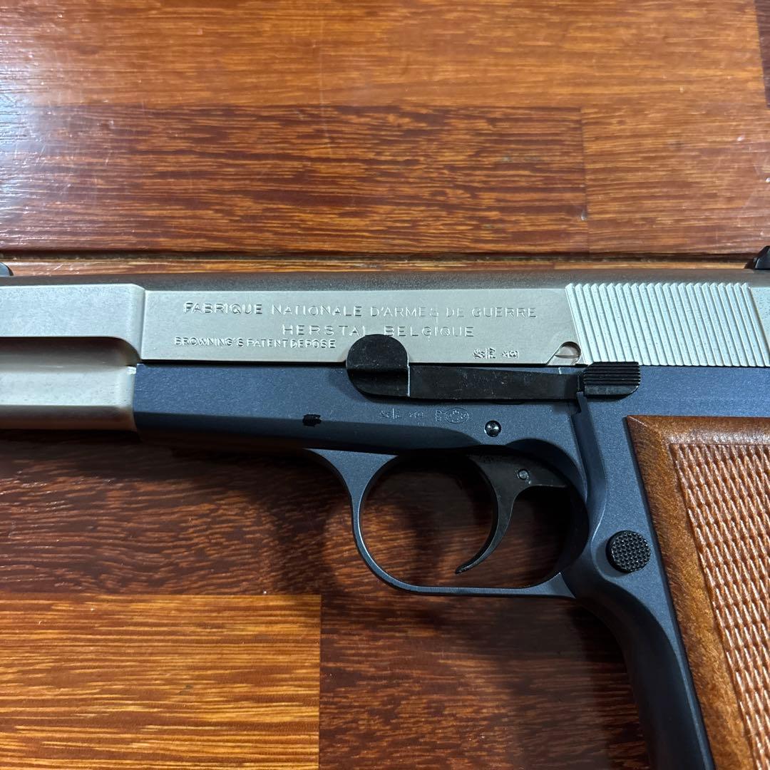 タナカワークス　ブローニングハイパワー　m1935　ハーフシルバー　ガスガン