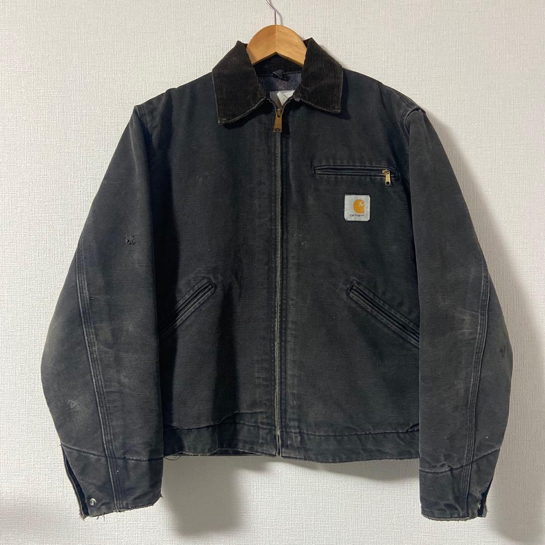 【Carhartt】デトロイトジャケット カーハート 80s USA製 ブラック