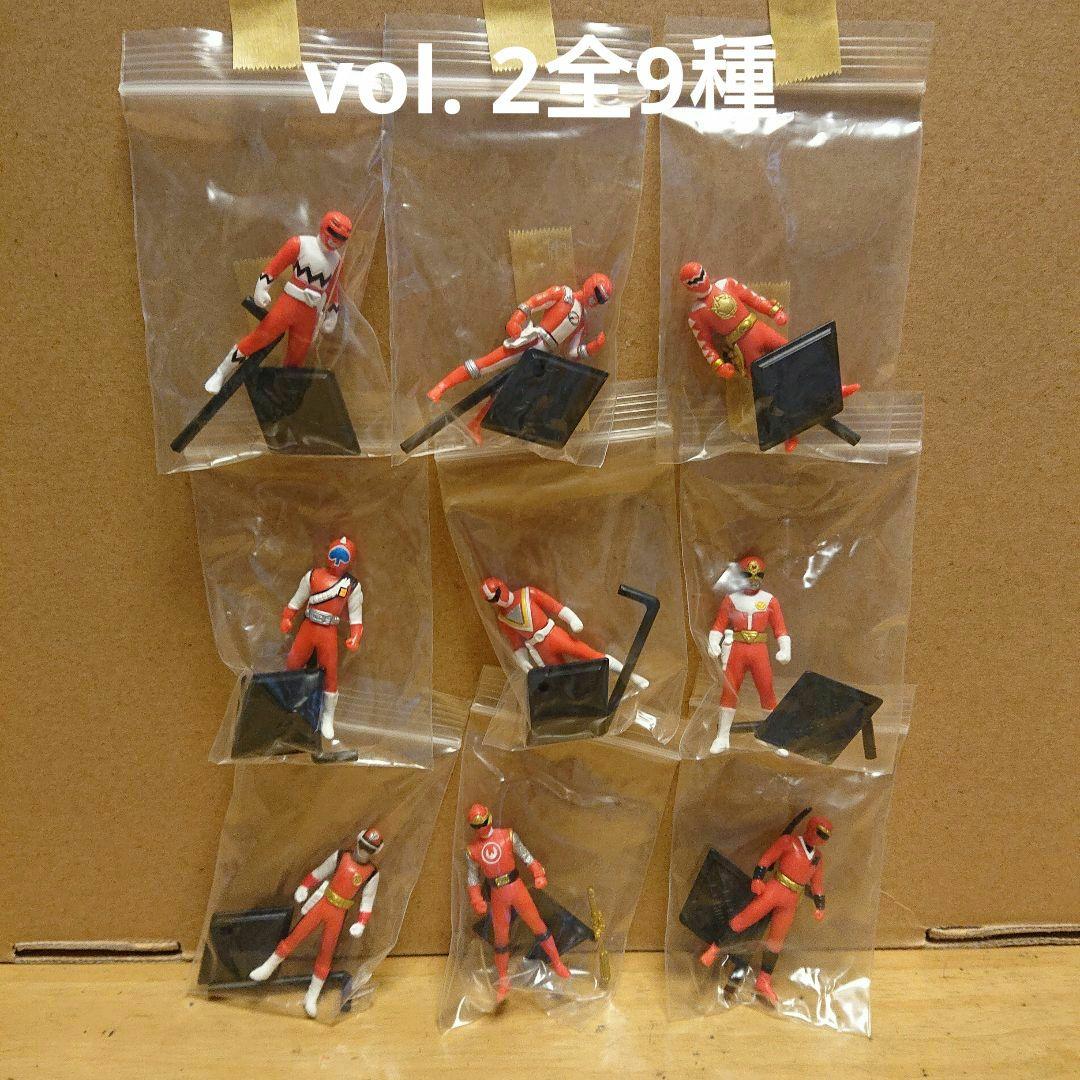 スーパー戦隊レッドクロニクルvol. 1～vol. 4全33種中31種＋ダブリ