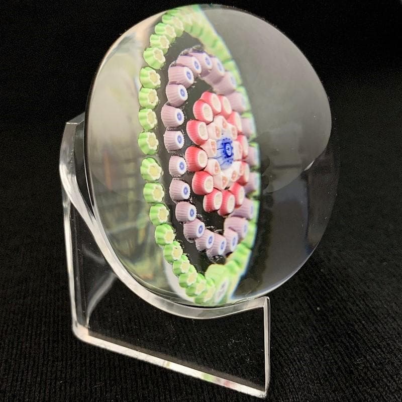 1989 バカラ クリスタル ペーパーウェイト 千の花 ミルフィオリ