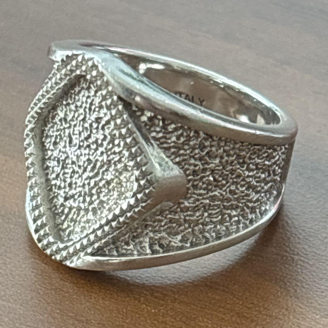 BOTTEGA VENETA ボッテガヴェネタ シュバリエリング　silver