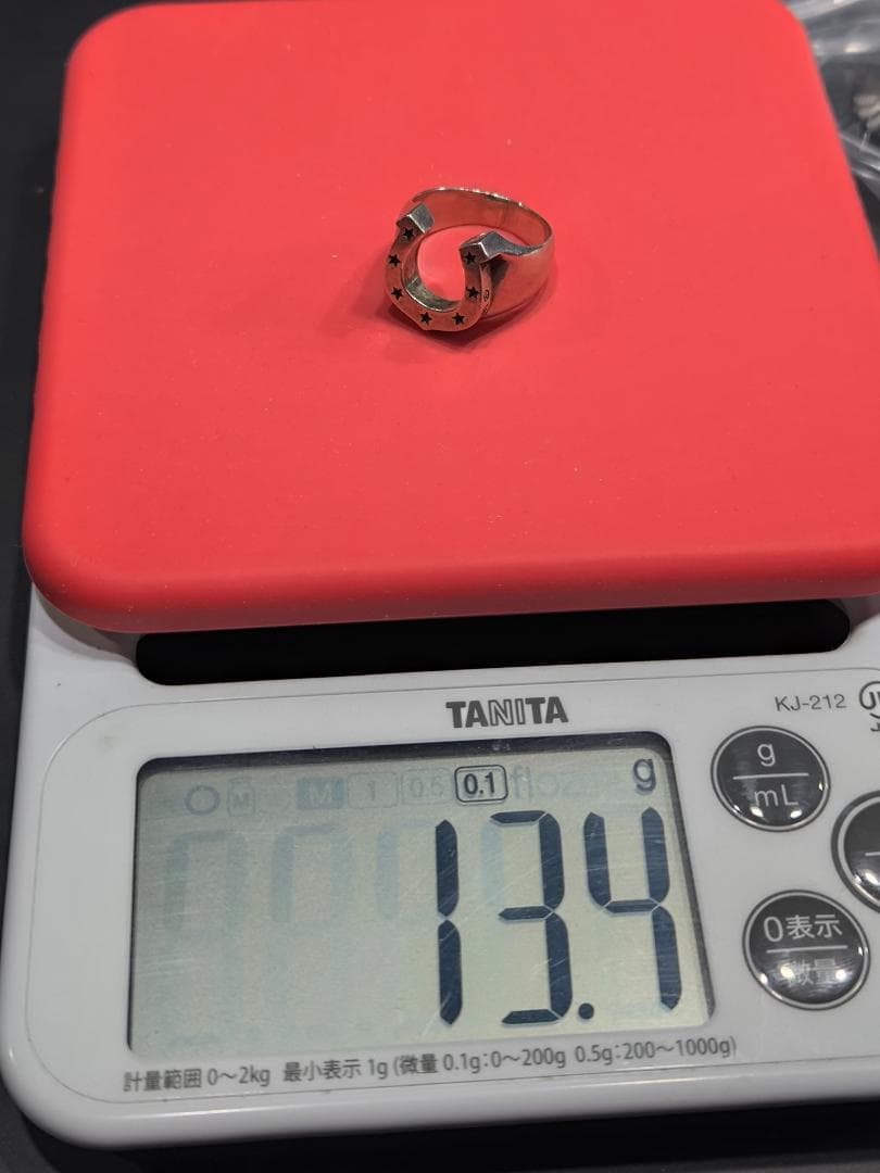 ヴィンテージ 馬蹄型デザイン ホースシュー 925 スターリングシルバーリング