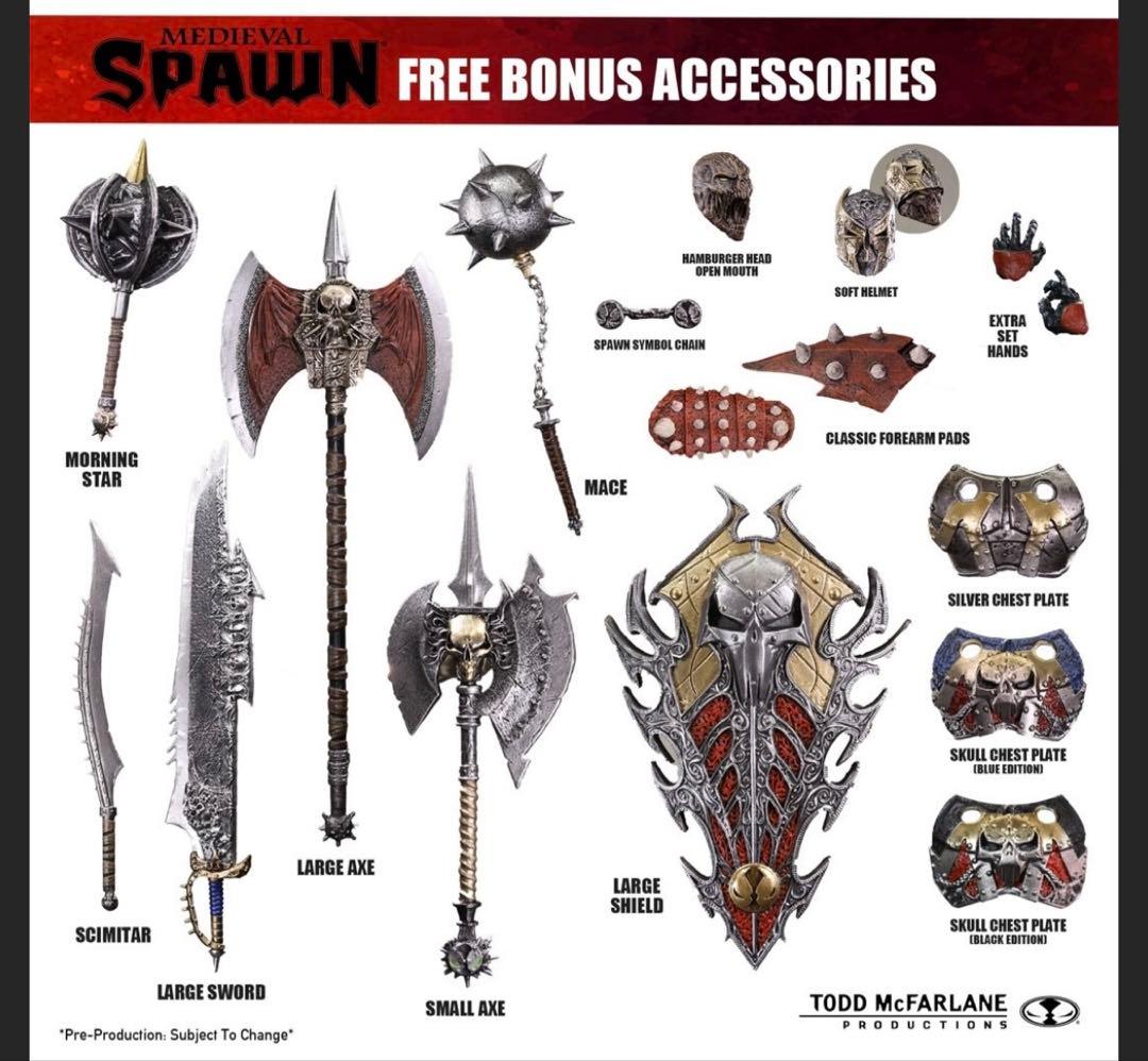 Medieval Spawn Black Edition フィギュア