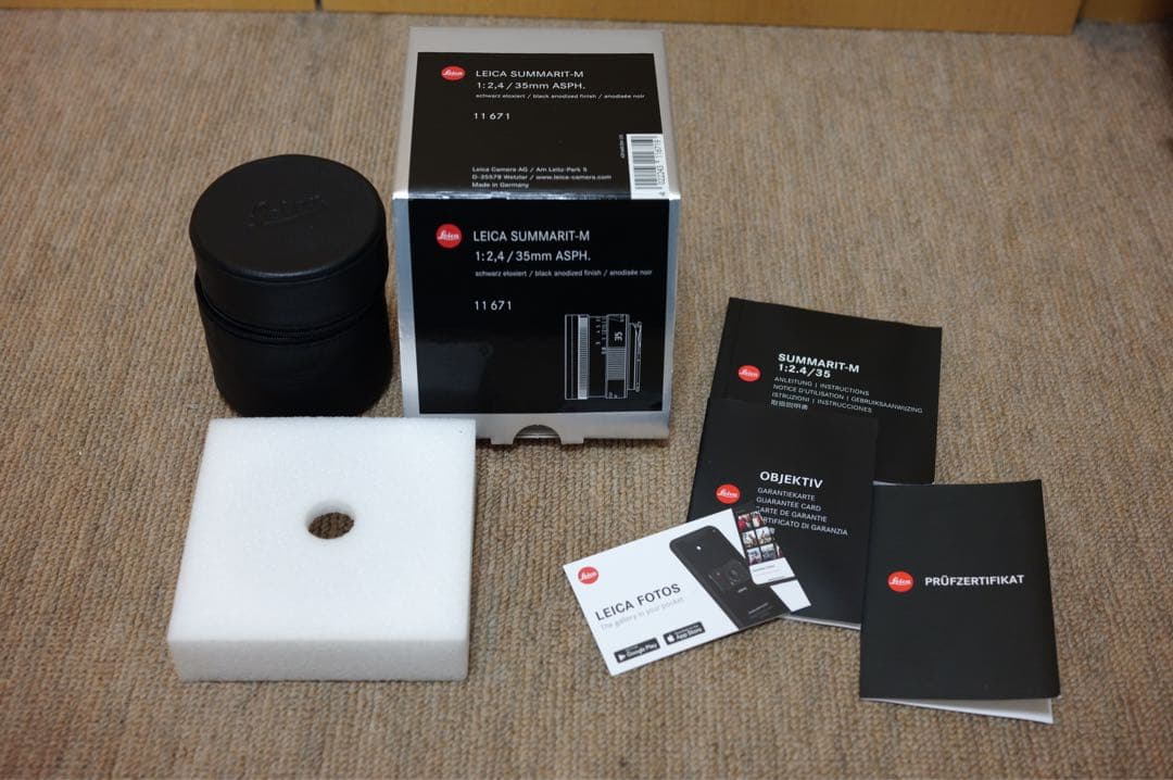Leica ズマリット 35mm f/2.4 単焦点レンズ
