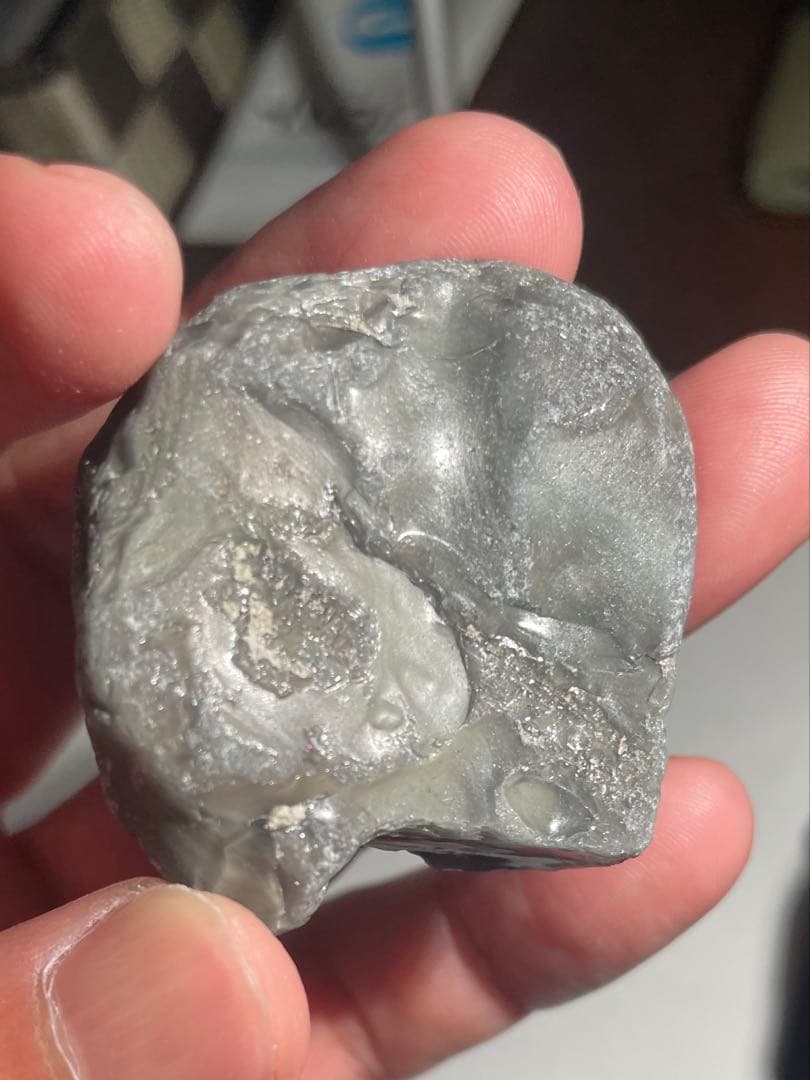 研磨品　十勝石玲瓏セット　①イエローグリーンベース　②淡水色