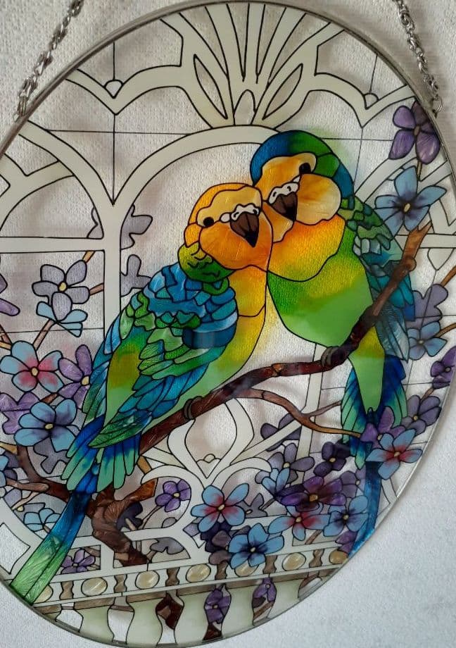 ガラス細工の飾り物