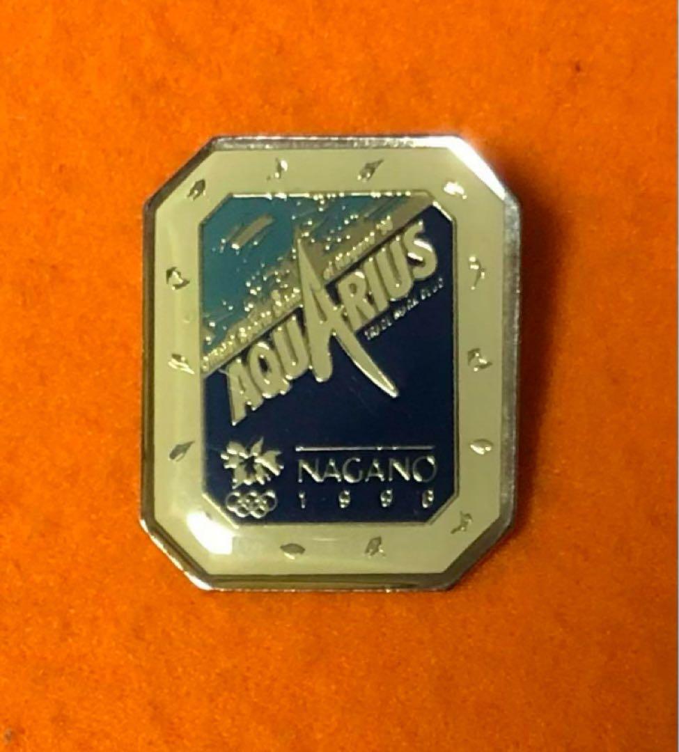 1998長野オリンピック ピンバッジ/coca cola アクエリアス