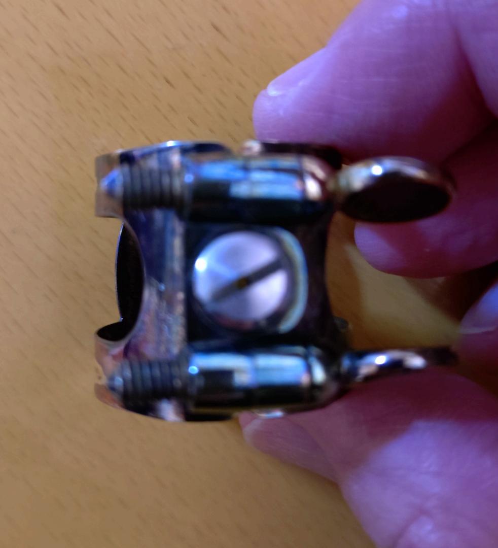 BULLSEYE 復活前ブルズEX アルトサックス用リガチャー