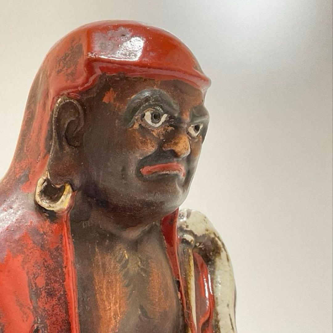 達磨大師像　陶器製