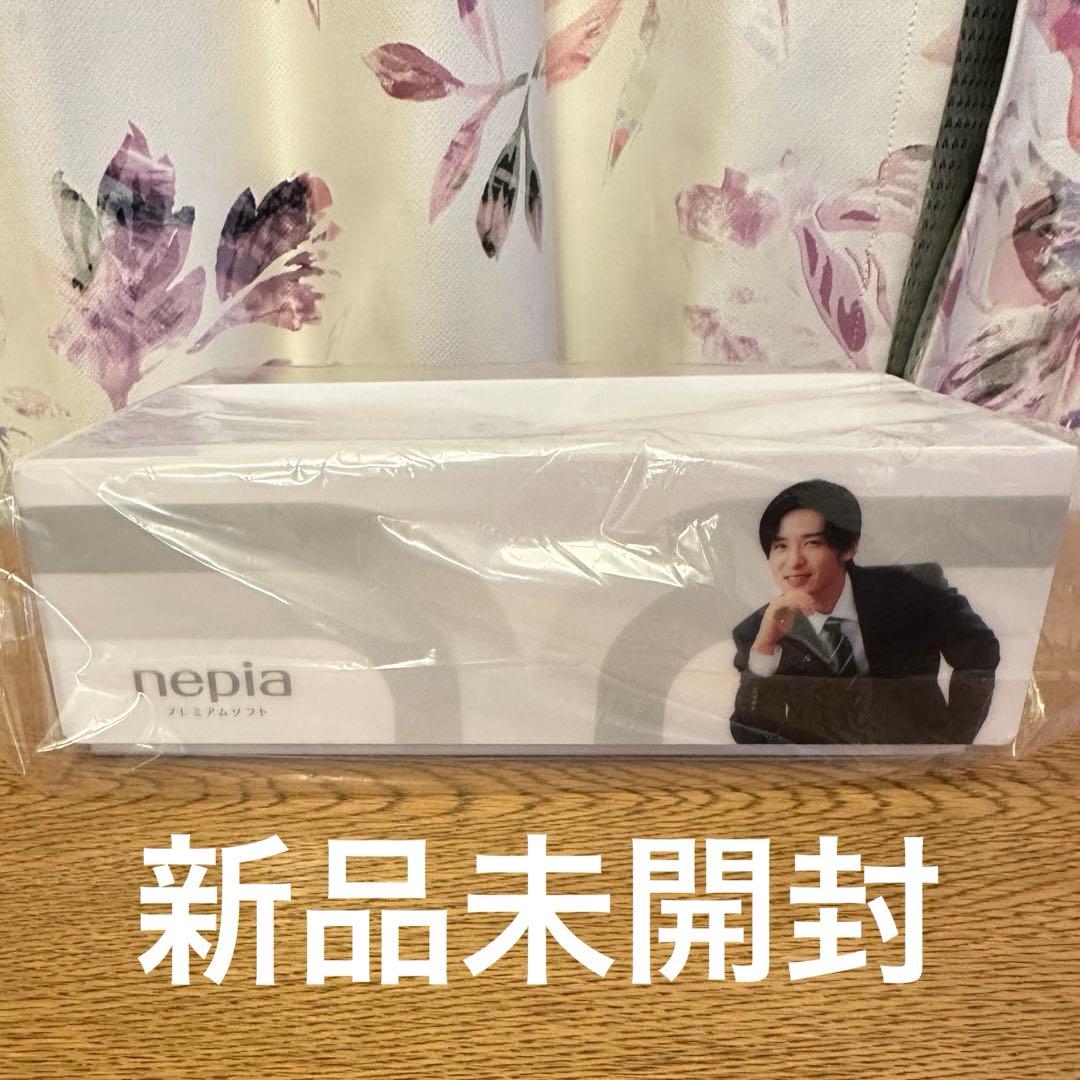 ネピア　ティッシュケース　ティッシュボックス　目黒蓮