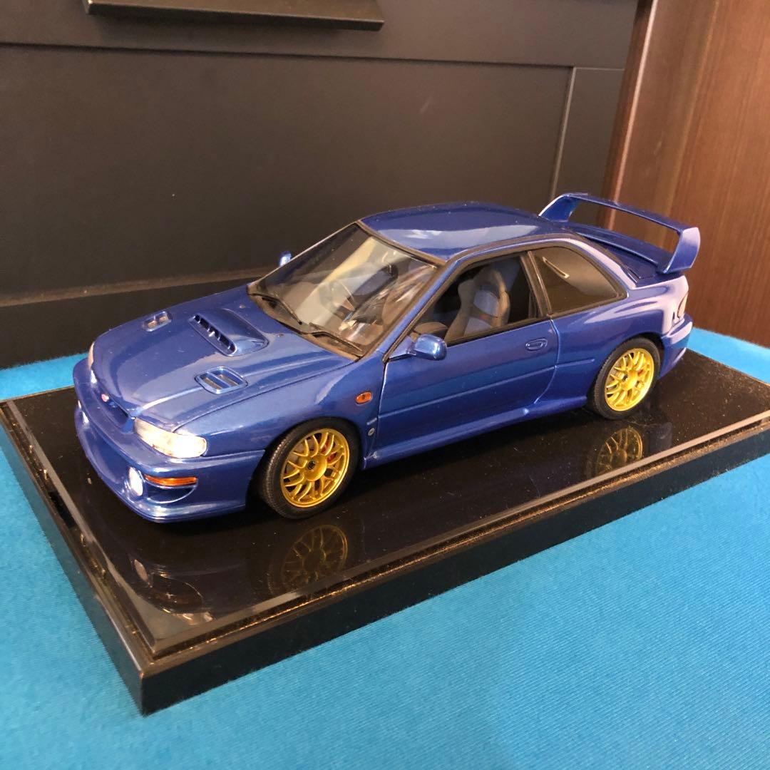 レア　オートアート スバル インプレッサ22B 1/18