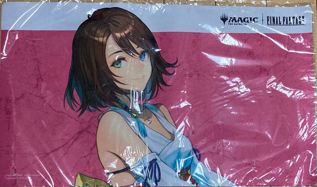 MTG　日本語　スピラの希望、ユウナ　プレイマット　じゃんけん　マジックリーグ