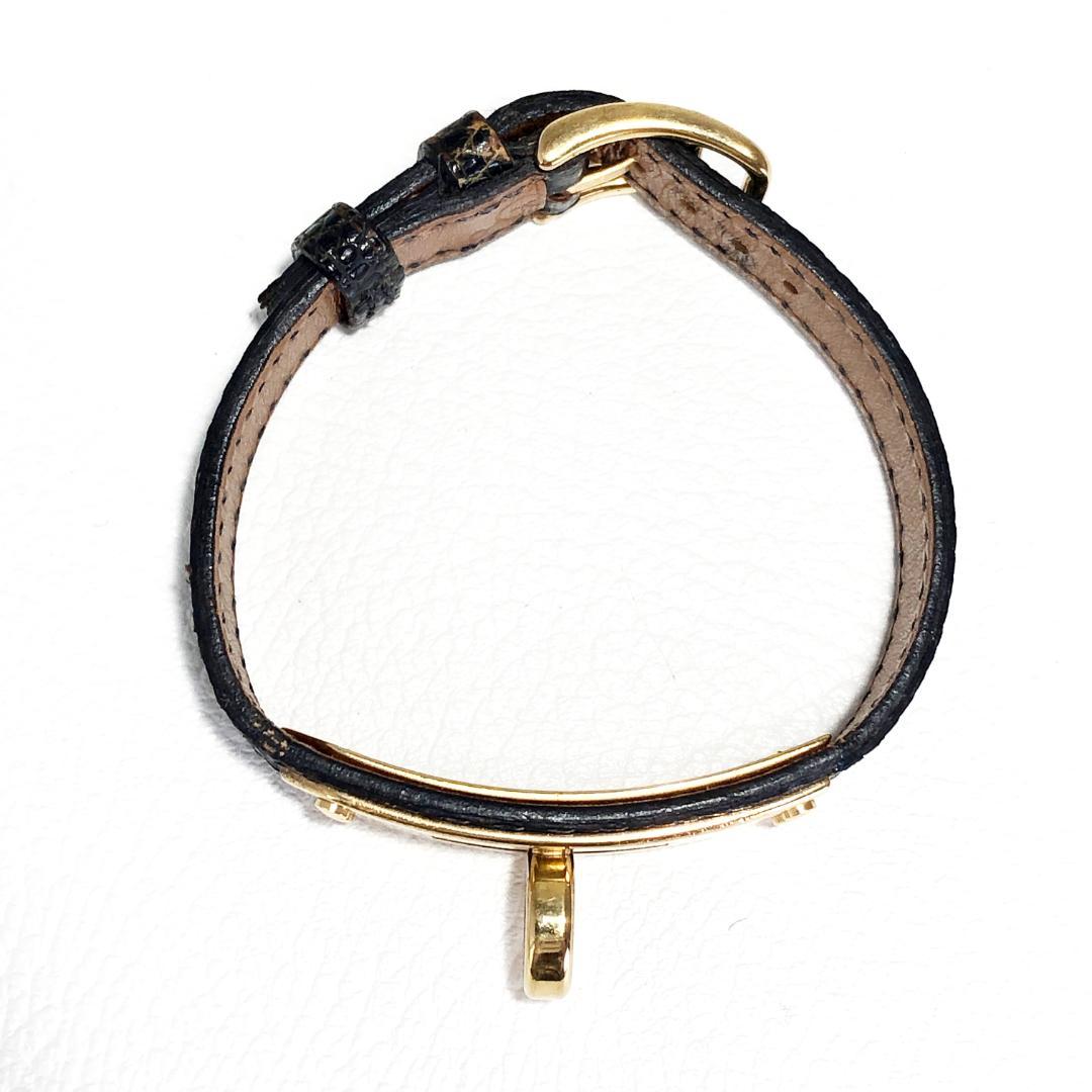 エルメス／ケリー用 替えベルト パイソンレザー ブラック／純正尾錠 GP