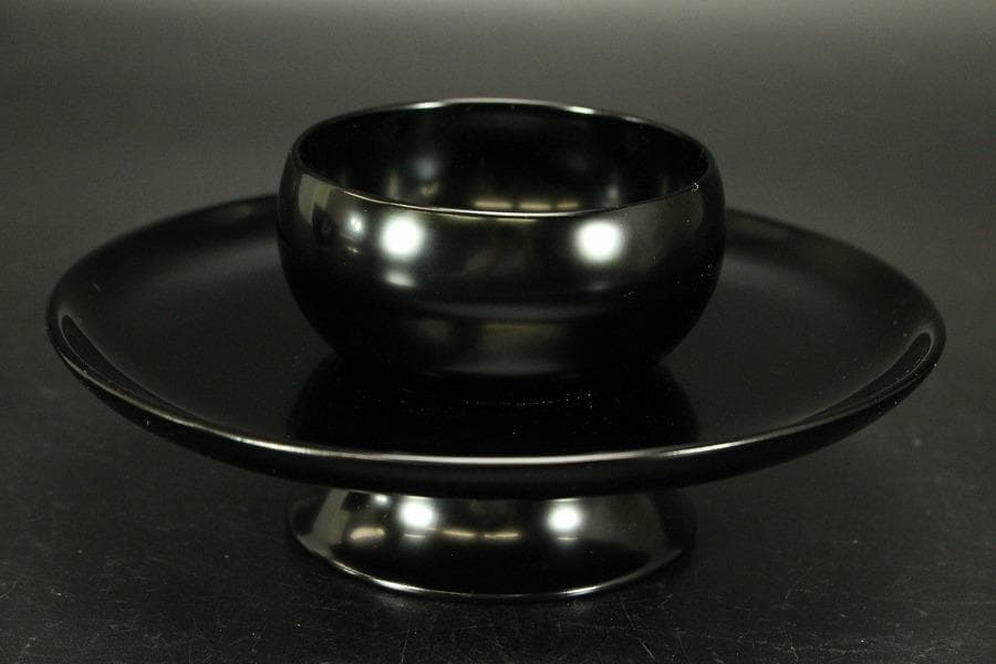 茶道具 天目茶碗 天目台 二件(ZE522)