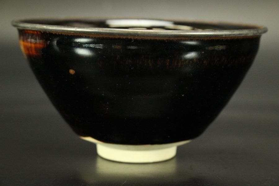 茶道具 天目茶碗 天目台 二件(ZE522)