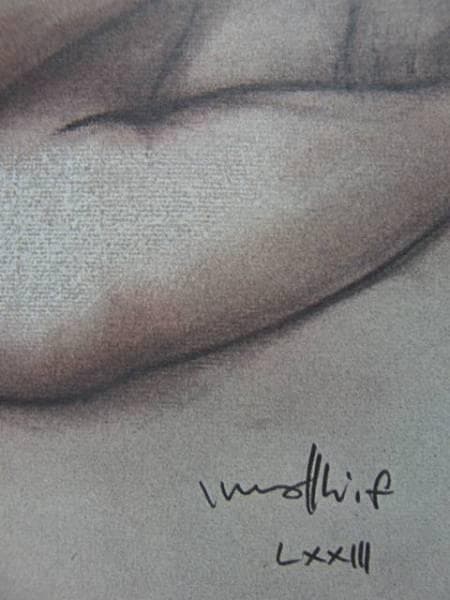 古沢岩美、ぶどう、希少大判画集画、新品額装付、状態良好