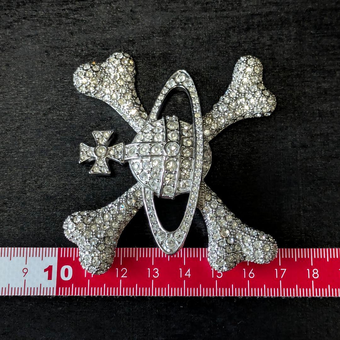 vivienne westwood パイレーツオーブ ラインストーン ブローチ