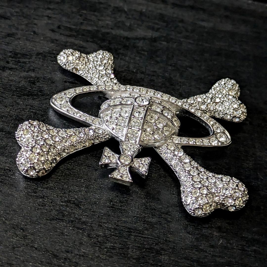vivienne westwood パイレーツオーブ ラインストーン ブローチ