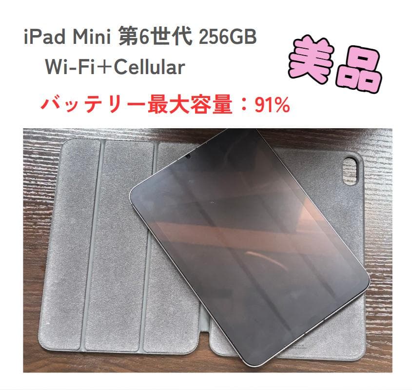 iPad Mini 第6世代 256GB／Wi-Fi+Cellular