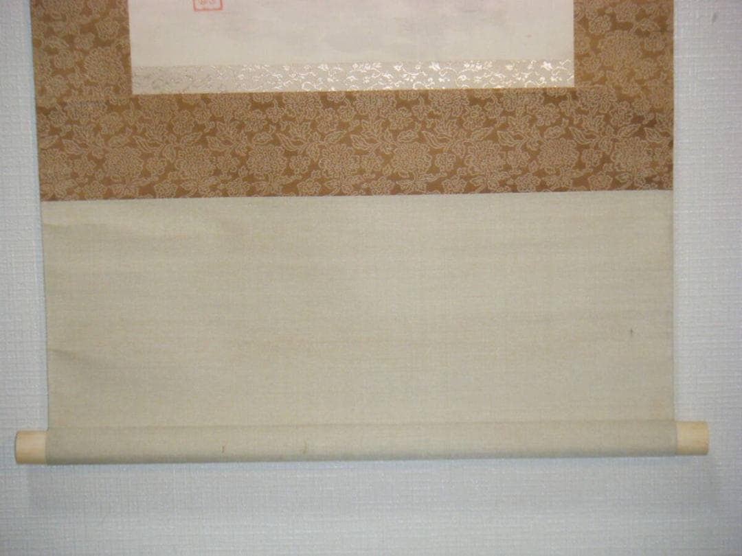 【真作】掛軸　双幅　弁慶と牛若丸　逸品　共箱入　O16