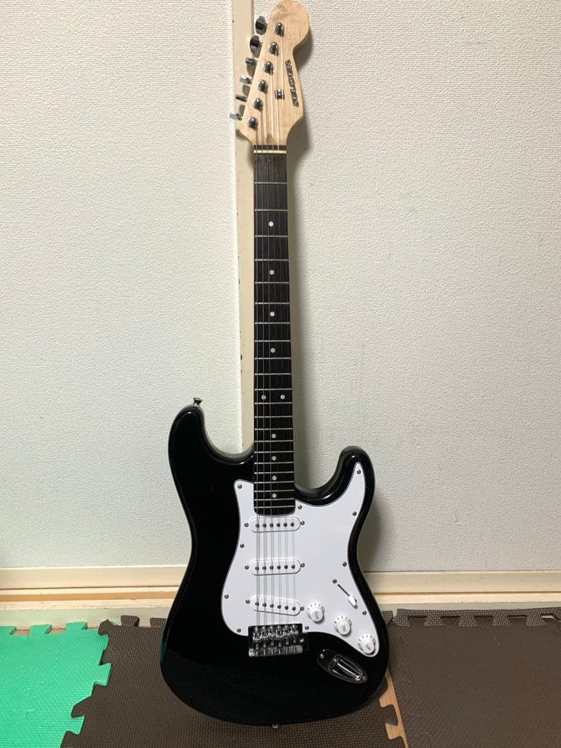 SELDER セルダー ストラトキャスター タイプ エレキギター ST 黒