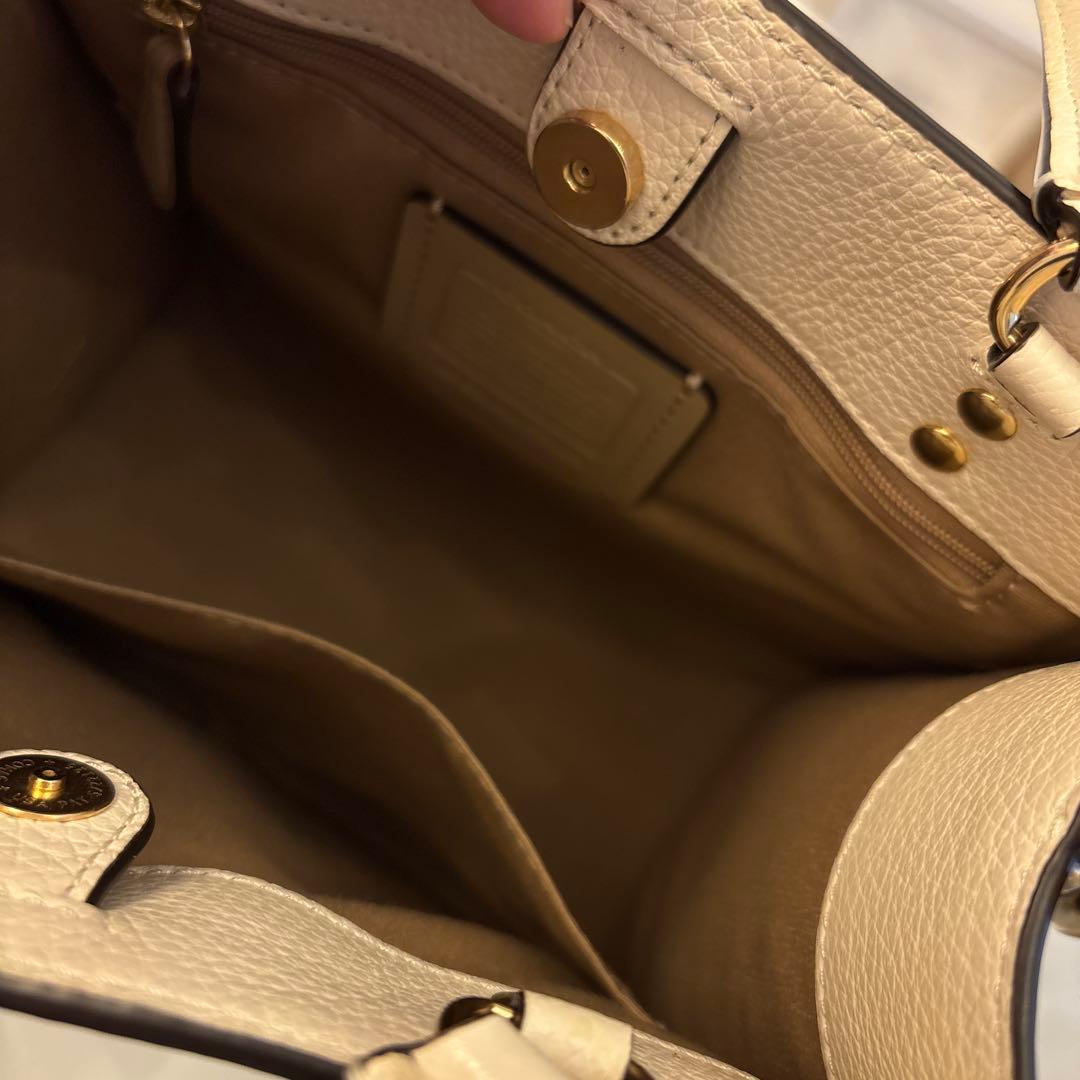 【美品】COACH ロゴパターン ハンドバッグ