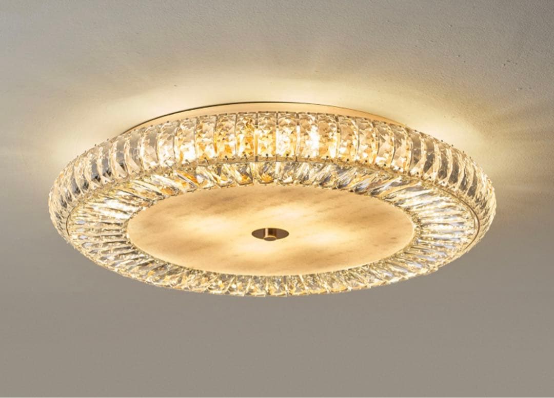 リモコン付きクリスタルシャンデリア 50cm