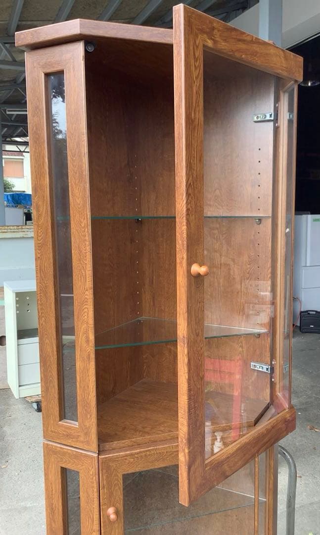 ぽよみ ヴィーナス45 飾り棚 コーナーキャビネット コレクションケース