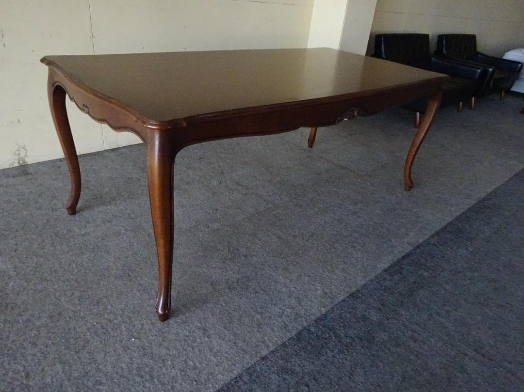 まさ　カリモク　ビンテージ　フレンチクラシック　ダイニングテーブル　ロココ