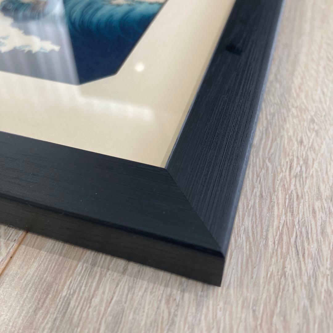 歌川広重 手摺木版画「冨士三十六景 駿河薩タ之海上」悠々洞出版 昭和時代制作