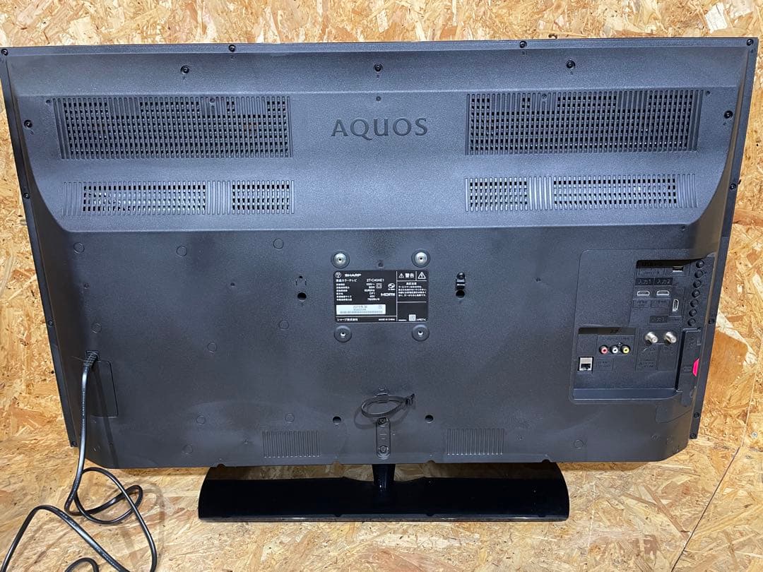 シャープ 40V型 液晶テレビ 外付けHDD 裏番組録画　1118101028