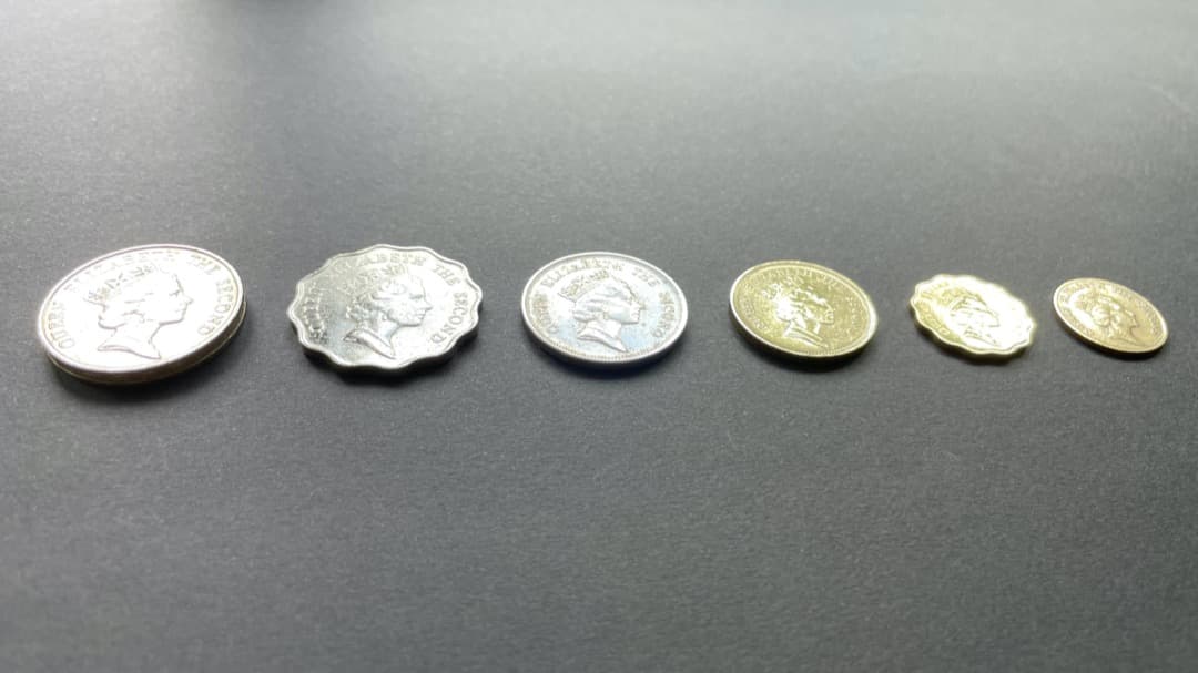 エリザベス2世 Hong Kong Dollars 香港廃盤硬貨６種類セット