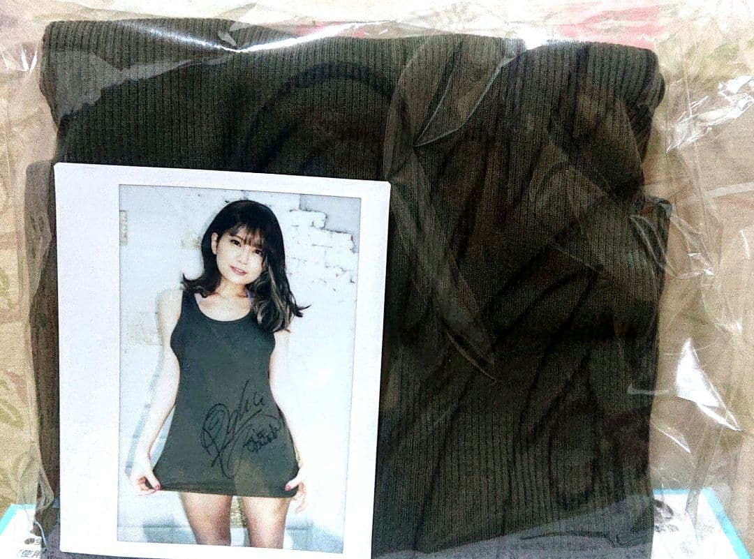 本人 着用 直筆 サイン 入り ramu 着用 証明 ワイド チェキ 付き ポラ