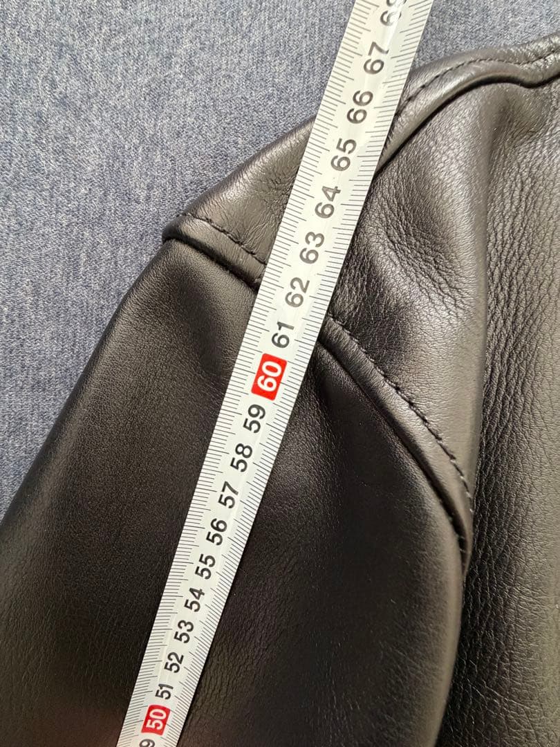 ディールデザイン レザー シングルライダースジャケット