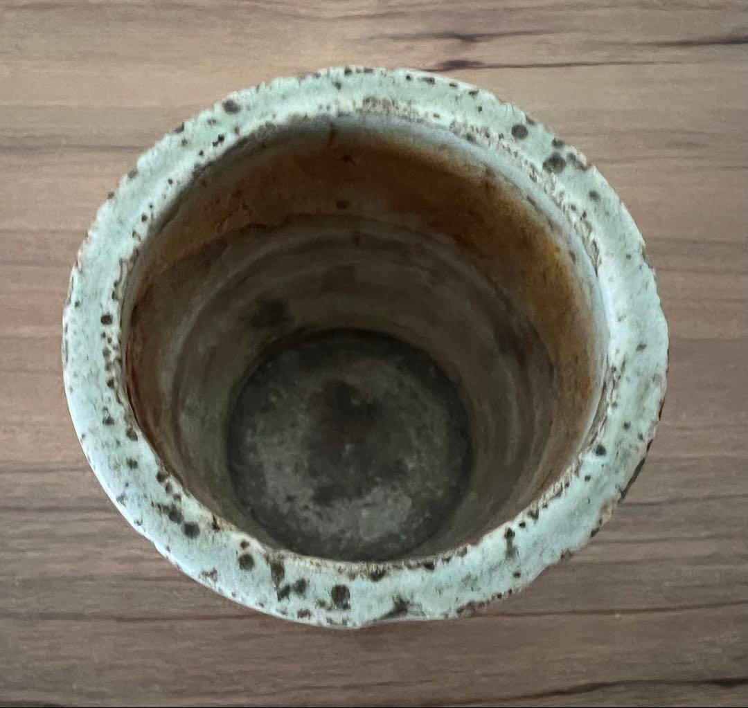 年代物 古染香炉 純銀火屋 香合 箱付き アンティーク