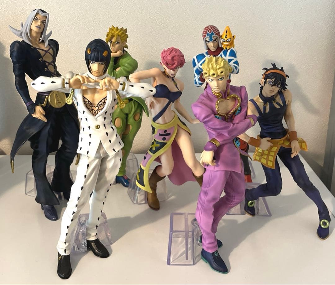 一番くじジョジョの奇妙な冒険　GOLDEN WIND フィギュアコンプセット