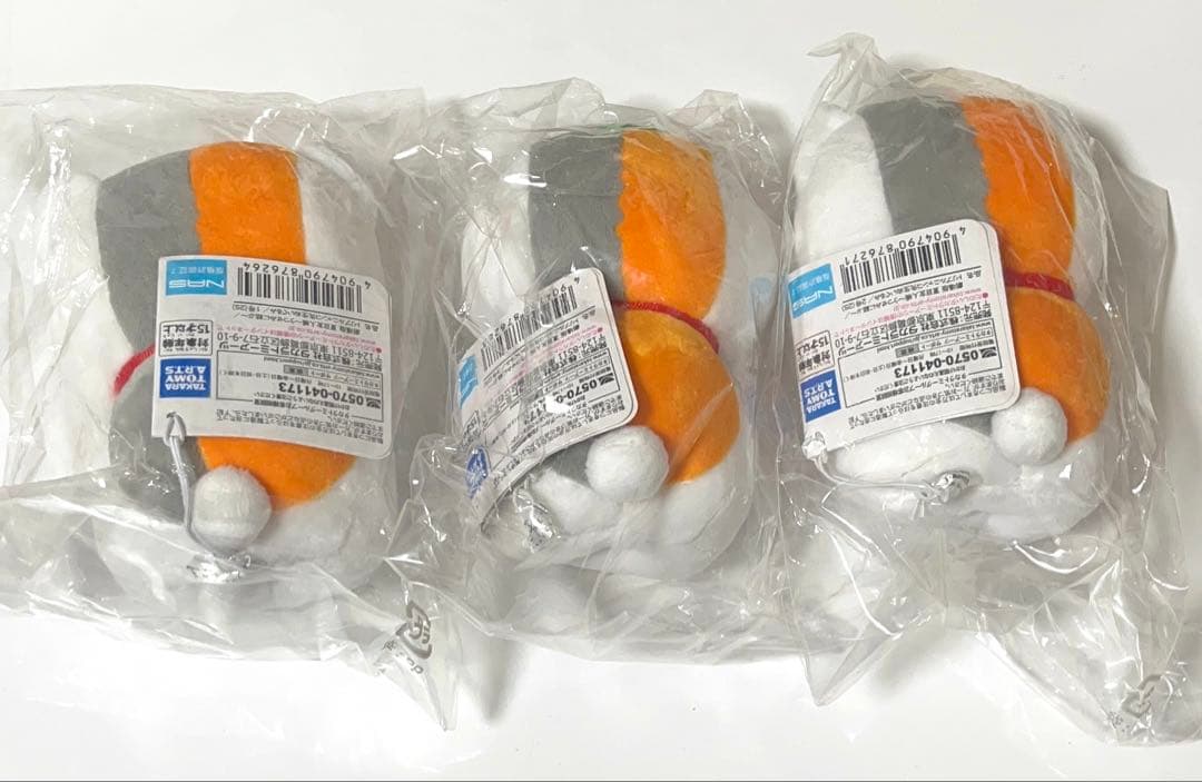 夏目友人帳 トリプルニャンコ先生ぬいぐるみ 1号 2号 3号 セット 劇場版