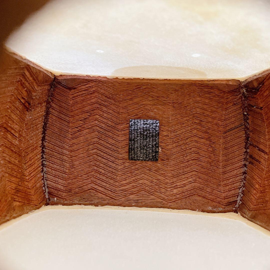 三味線 中棹 一本溝 犬皮 子持ち綾杉胴 紅木 和楽器